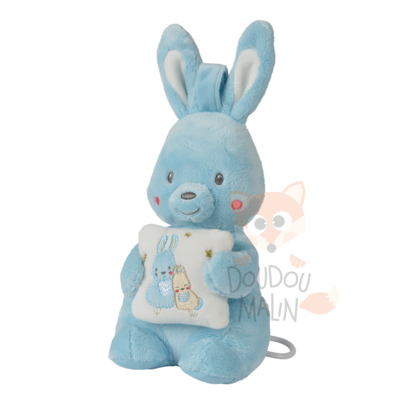  my magical friend musical box blue rabbit 30 cm 